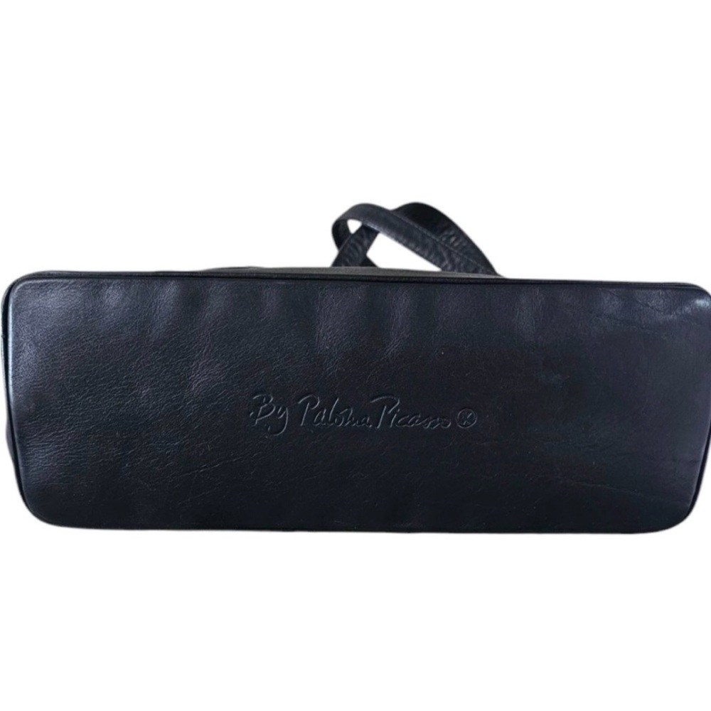 Paloma Picasso Purse vintage black with gold Hardwear Longe Strup. - Picture 4 of 7